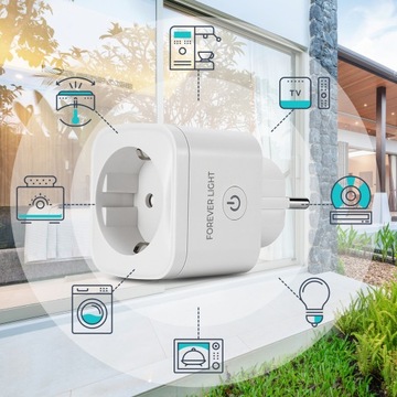 Интеллектуальная розетка SMART WiFi, измеритель тока, программатор Tuya
