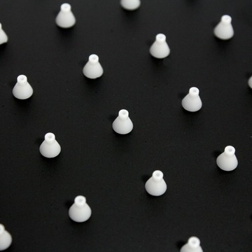 Deszczownica prysznicowa kwadratowa czarna 25cm