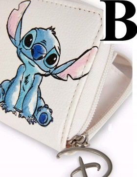 Disney Portmonetka Portfel STITCH z literą B Twojego imienia