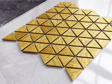 MOZAIKA SZKLANA TRIANGLE BLANKET ZŁOTA GOLD