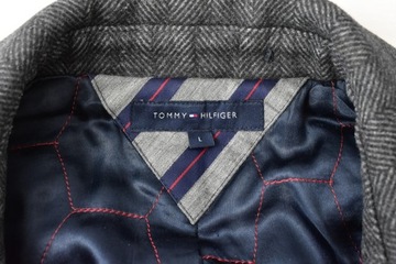 TOMMY HILFIGER KURTKA PŁASZCZYK TH WEŁNA roz. L