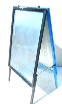 Potykacz reklamowy magnetyczny dwustronny 95x55cm