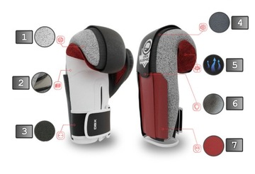 БОКСЕРСКИЕ ПЕРЧАТКИ ИЗ НАТУРАЛЬНОЙ КОЖИ DBX BUSHIDO B-3 PRO 10 унций