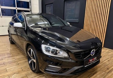 Volvo V60 I Kombi Facelifting 2.0 D4 DRIVE-E 190KM 2018 Volvo V60 R-Design D4 190KM skora BEZWYPADKOWY automat gwarancja, zdjęcie 3
