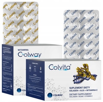 COLWAY Colvita kolagen naturalny 60+10+10 Wit C