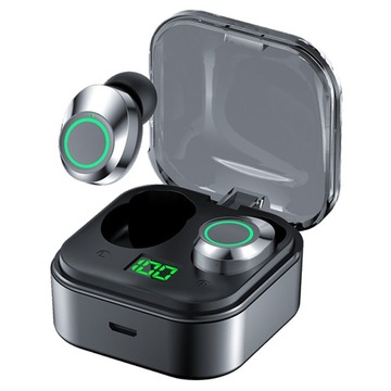 SŁUCHAWKI BEZPRZEWODOWE BLUETOOTH DOUSZNE TWS MINI MIKROFON ETUI ŁADUJĄCE