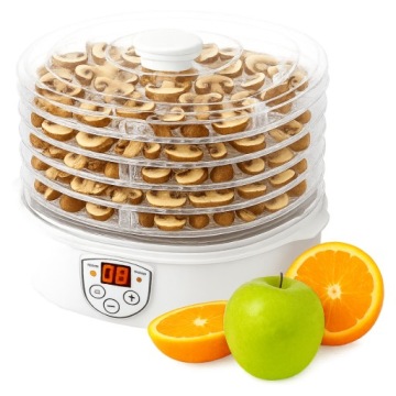 Sušička Potravin 550W Časovač 5 Sít Pro Houby A Ovoce Zeleniny Bpa Free