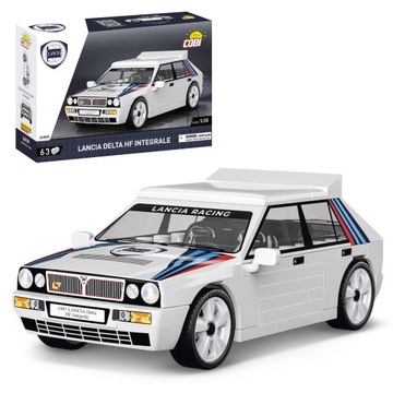 KLOCKI COBI 24509 Samochód Lancia Delta HF Integrale 63 El.