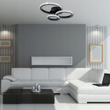 СВЕТОДИОДНЫЙ ПОТОЛОЧНЫЙ СВЕТИЛЬНИК 70ВТ СОВРЕМЕННЫЙ ЛОФТ 3 ЦВЕТА ДЛЯ СПАЛЬНИ СПАЛЬНЯ