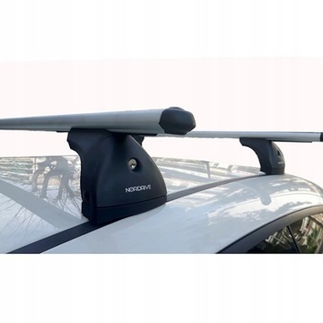 NOSNÍKU KUFRU NORDRIVE SILENZIO STŘÍBRNÉ 128 CM 2 KS.