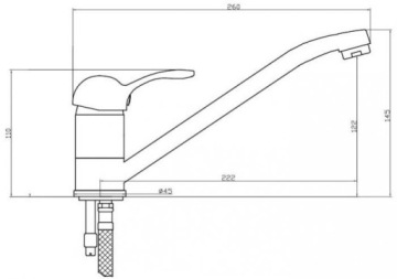ХРОМИРОВАННАЯ РАКОВИНА STANDING BERMUDA FATTER