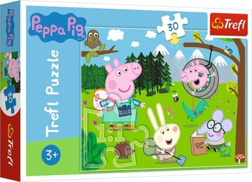 Puzzle dla 2 latka Świnka Peppa 30 elmentów