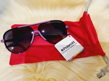 Polaroid okulary przeciwsłoneczne Aviatory ametyst Limited Edition Outlet