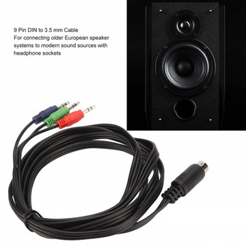 9-контактный кабель Plug and Play Mini DIN на 3 постоянного тока, 3,5 мм