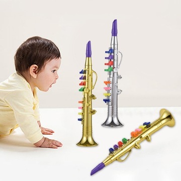 Кларнет с 8 цветными кодовыми клавишами Детский мюзикл