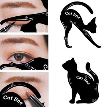 CAT LINE SZABLON DO MALOWANIA KRESEK EYELINER KOT