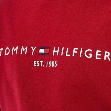 Bluza Tommy Hilfiger z kapturem czerwony r. M