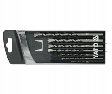 KOMPLET WIERTŁA do betonu YT-4390 YATO 7szt 4-12mm
