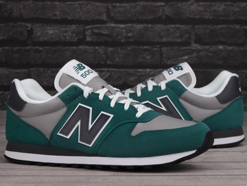 Buty sneakersy męskie sportowe New Balance ZIELONY SZARY