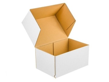 Karton Fasonowy 300x200x150 mm biały 370g/m2- 10 sztuk - PACZKOMAT InPost B