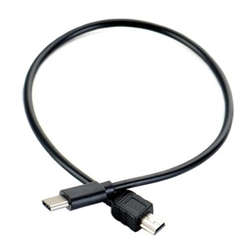 Кабель для передачи данных OTG USB C-папа-мини-USB-папа, 30 см