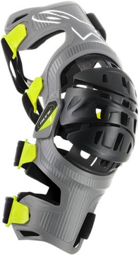 Ortezy kolanowe Alpinestars Bionic-7 para szary/czarny M