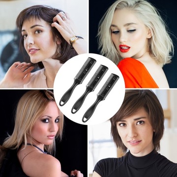 Гребень для стрижки волос для мужчин, дразнящая двусторонняя прическа