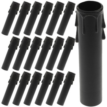 OSŁONY NA GNIAZDO ŚWIATŁA ŻYRANDOLA PLASTIKOWE OSŁONY NA ŚWIECZKI