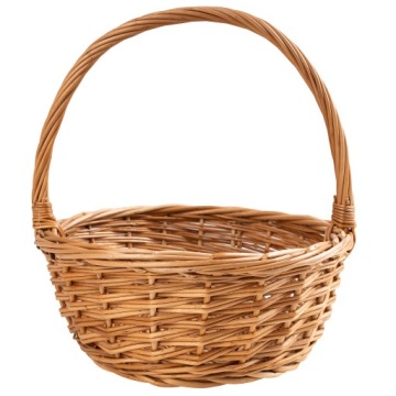 Детская плетеная пасхальная корзина с ручкой маленькая пасхальная корзина 20 см