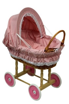 Плетеная кукольная коляска, плетеные куклы, различные дизайны.