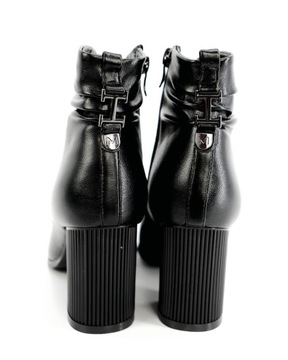 MOLO ЧЕРНЫЕ ЖЕНСКИЕ УТЕПЛЕННЫЕ БОТИНКИ ИЗ ЭКО КОЖИ R41