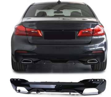 DYFUZOR DOKŁADKA M PERF BMW G30 G31 CZARNY POŁYSK