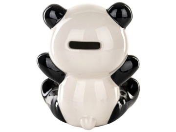 В ПОДАРОК ​​Керамическая копилка 13,5 х 11,5 х 9,5 см - фигурка МЕДВЕДЬ ПАНДА