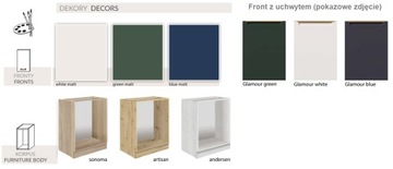 Кухня GLAMOUR 1 МДФ зеленый ДИЗАЙН СДЕЛАНО НА ЗАМЕР