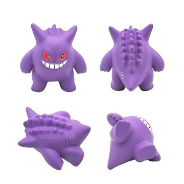 Pokemon Fioletowa zabawka figurka Gengar 2inch