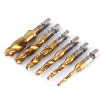 Метчики M3-M10 HSS Титановые метчики