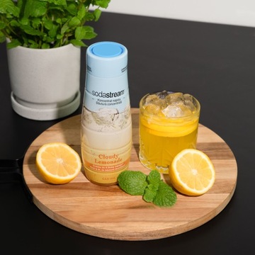 Ароматизированный сироп лимонад 440м концентрат для карбонизации воды мутный лимонный сок