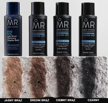 MR.Disguise100ml Mikrowłókna w Sprayu Zagęszczanie