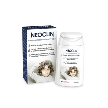 NEOCLIN Szampon Przeciw Wszawicy Wszy Gnidy 100ml OD 3 ROKU ŻYCIA
