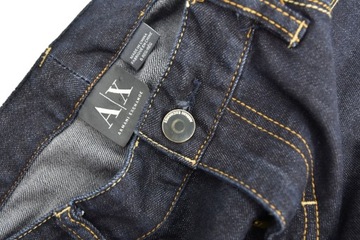 AX ARMANI EXCHANGE spodnie damskie jeansowe 38