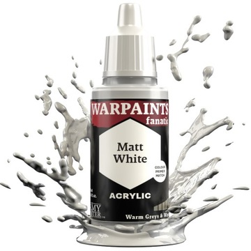 FARBKA THE ARMY PAINTER WARPAINTS FANATIC - MATT WHITE 18ml