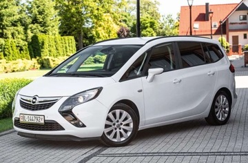 Opel Zafira C Tourer 1.4 Turbo ECOTEC 120KM 2012 Opel Zafira 1.4B 120Ps Klimatyzacja Parktronik Alu16 Polskory 7 foteli ZAD, zdjęcie 16