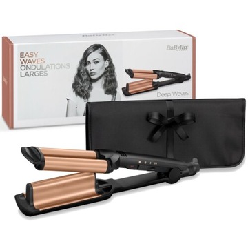 LOKÓWKA DO WŁOSÓW FALOWNICA BABYLISS W2447E + ETUI POWŁOKA TURMALINOWA