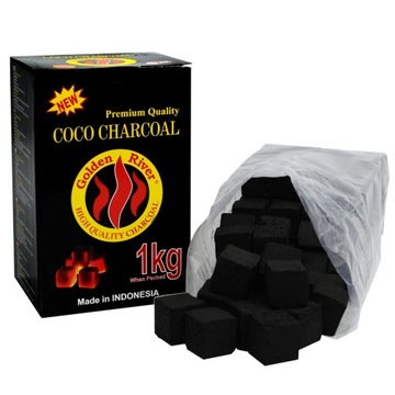 Węgiel Koksowy Węgliki Fajka Shisha Szisza 1kg