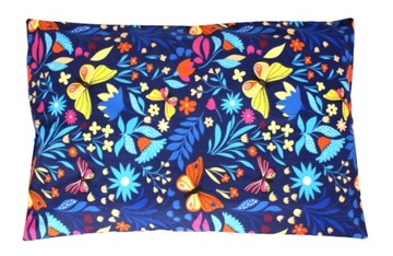 ZAPASOWA BAWEŁNIANA POSZEWKA NA PODUSZKĘ 40x60 cm BAWEŁNA100% motylki grana