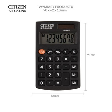 Калькулятор CITIZEN SLD-200NR
