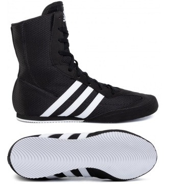 BUTY BOKSERSKIE ADIDAS BOX HOG 2 FX0561 TRENINGOWE WYSOKIE CZARNE r. 40 2/3