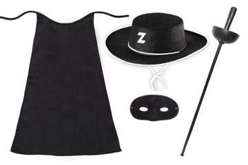 STRÓJ ZORRO DE LA VEGA MASKA SZPADA 4 el.