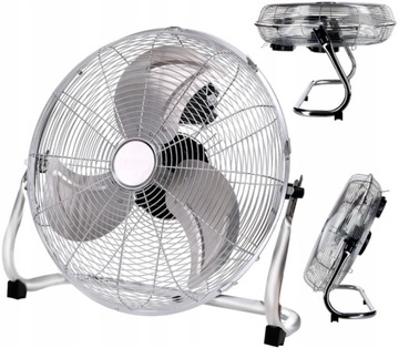 WENTYLATOR STOJĄCY WIATRAK PODŁOGOWY PRZEMYSŁOWY CYRKULATOR POWIETRZA 50W