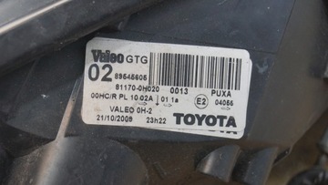 SVĚTLO LEVÝ PŘEDNÍ TOYOTA AYGO I